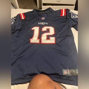 NFL Navy and Red Patriots Jersey